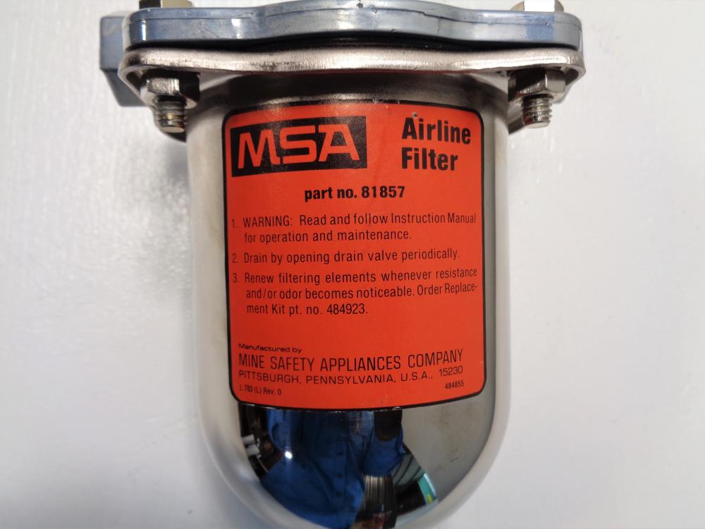 MSA 1/2" NPT Airline Filter 81857